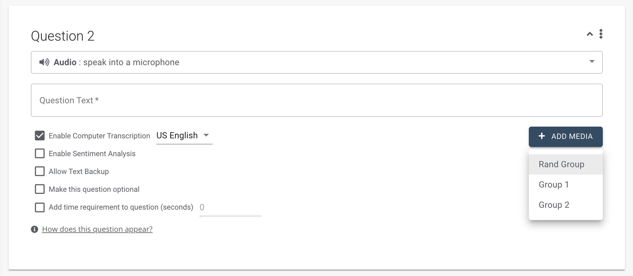 random group screenshot
