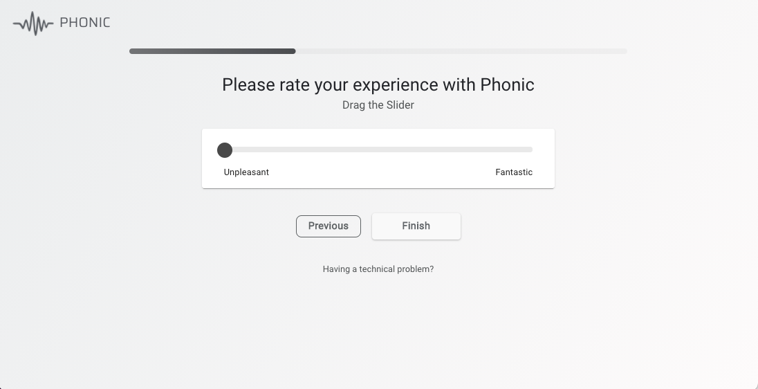 audio question screenshot