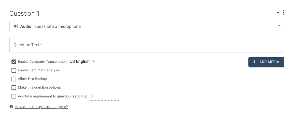 enable transcription screenshot